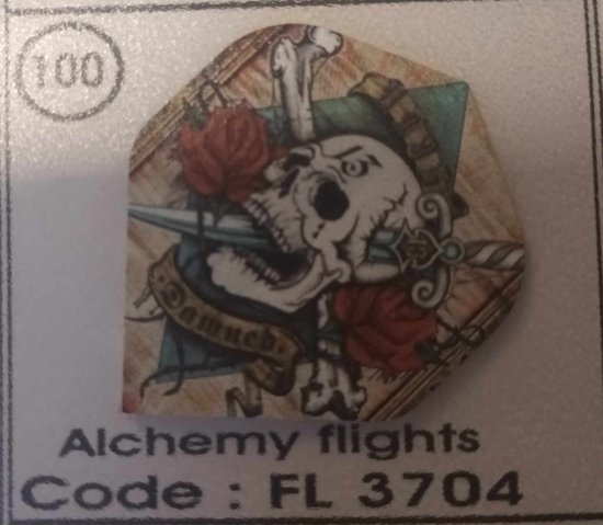 Dart Flights - 10 sets (30 stuks) - 100 micron - 3704 van Dart