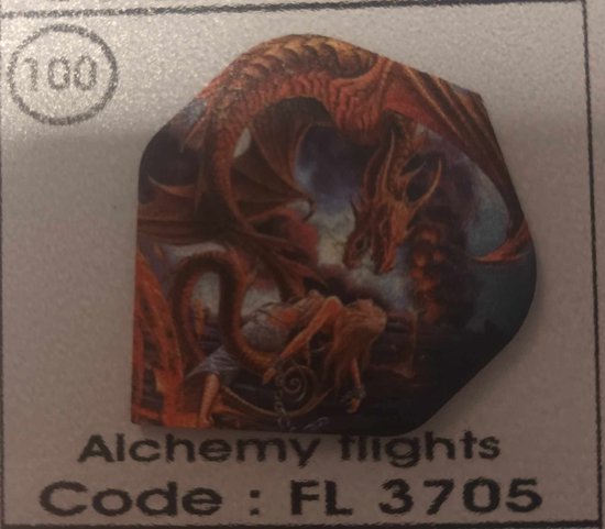 Dart Flights - 10 sets (30 stuks) - 100 micron - 3705 van Dart