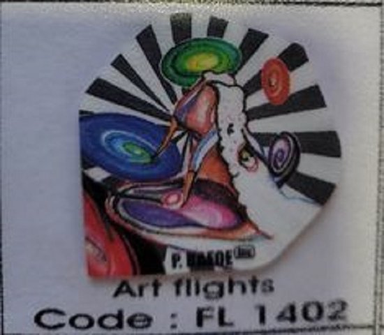 Dart Flights - 10 sets (30 stuks) - 75 micron - Art Flights van The Dart Factory