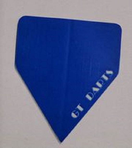 Dart Flights - 10 sets (30 stuks) - 75 micron - Delta Flights - Blauw van The Magic Shop