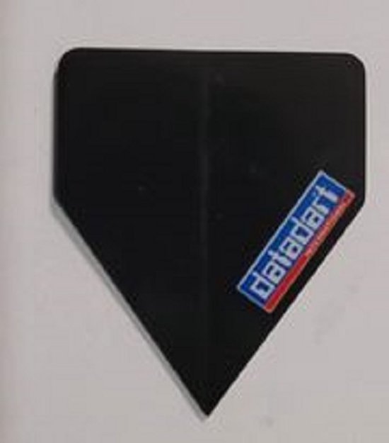 Dart Flights - 10 sets (30 stuks) - 75 micron - Delta Flights - zwart van Delta Flights