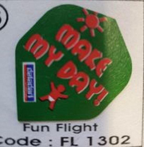 Dart Flights - 10 sets (30 stuks) - 75 micron - Fun Flights 1302 van Dart