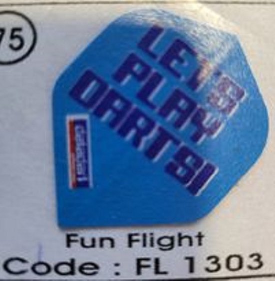 Dart Flights - 10 sets (30 stuks) - 75 micron - Fun Flights 1303 van Dart