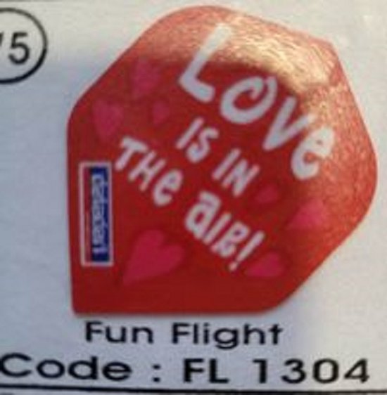 Dart Flights - 10 sets (30 stuks) - 75 micron - Fun Flights 1304 van Dart