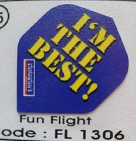 Dart Flights - 10 sets (30 stuks) - 75 micron - Fun Flights 1306 van Dart