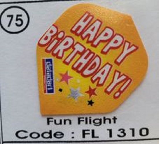 Dart Flights - 10 sets (30 stuks) - 75 micron - Fun Flights 1310 van Dart