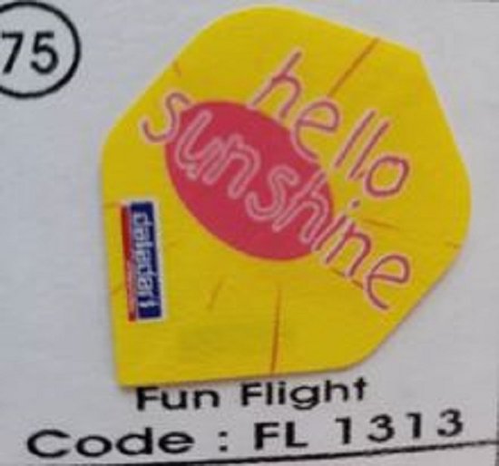 Dart Flights - 10 sets (30 stuks) - 75 micron - Fun Flights 1313 van Dart