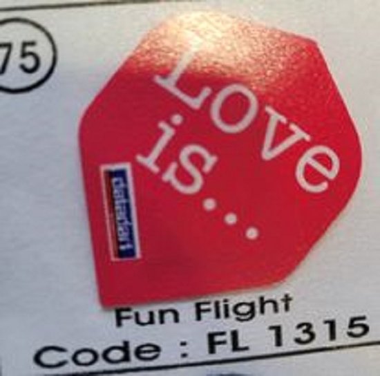 Dart Flights - 10 sets (30 stuks) - 75 micron - Fun Flights 1315 van Dart