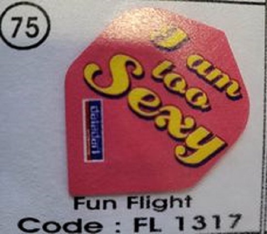 Dart Flights - 10 sets (30 stuks) - 75 micron - Fun Flights 1317 van Dart