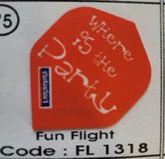 Dart Flights - 10 sets (30 stuks) - 75 micron - Fun Flights 1318 van Dart