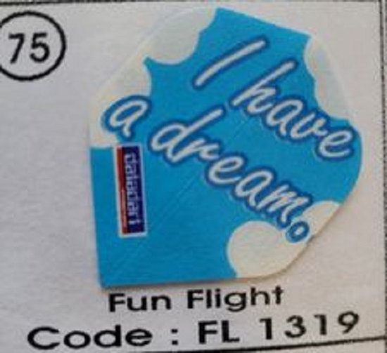 Dart Flights - 10 sets (30 stuks) - 75 micron - Fun Flights 1319 van Dart