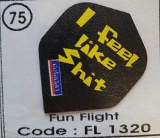 Dart Flights - 10 sets (30 stuks) - 75 micron - Fun Flights 1320 van Dart