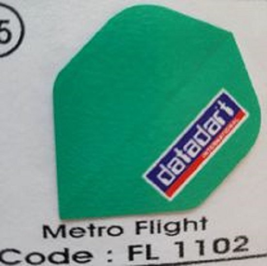 Dart Flights - 10 sets (30 stuks) - 75 micron - metro Flights Groen van Dart
