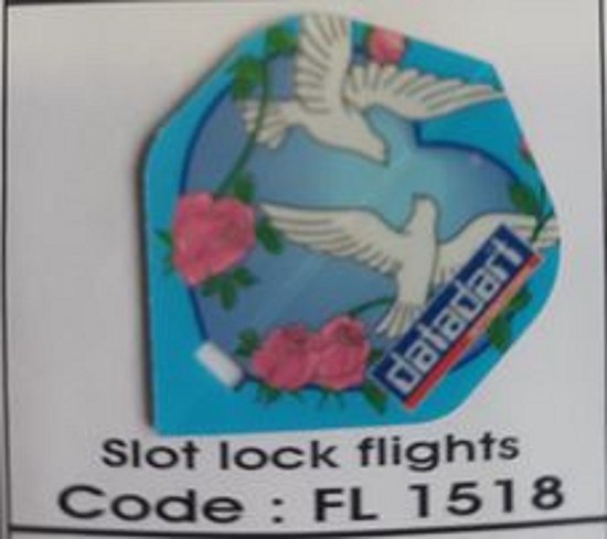 Dart Flights - 10 sets (30 stuks) - 75 micron - Slot Lock Flights van Dart