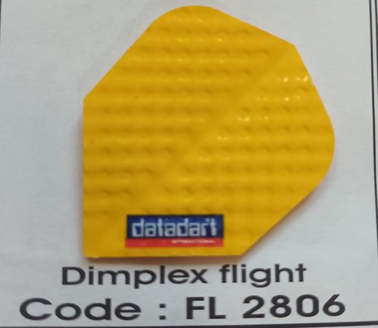 Dart Flights - 10 sets (30 stuks) - Dimplex - Geel van Dart