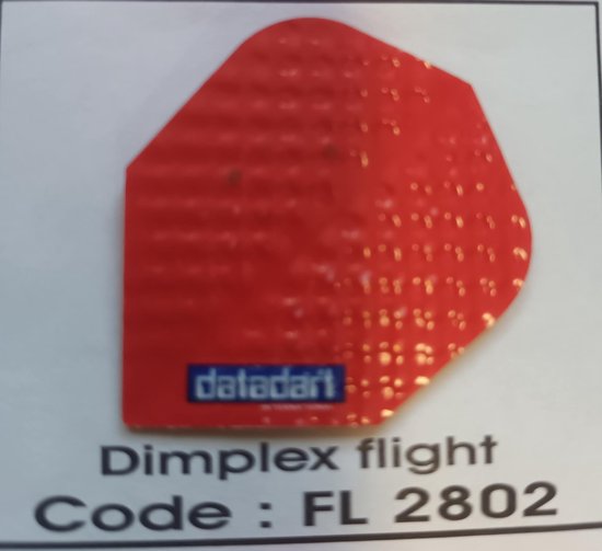 Dart Flights - 10 sets (30 stuks) - Dimplex - Rood van Merkloos