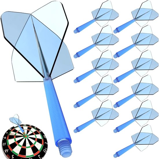 Dart flights en shafts voor darts met 2BA draad, zachte dartaccessoires voor optimale prestaties