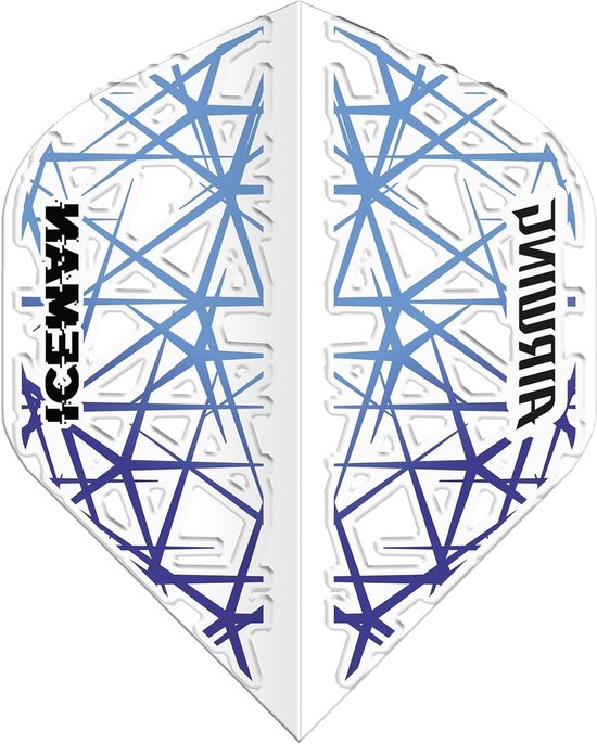 Dart Flights - Vleugels - Darten Verbeteren - Uniek Gevormd Ontwerp - Standaard Vorm - Wit van Merkloos