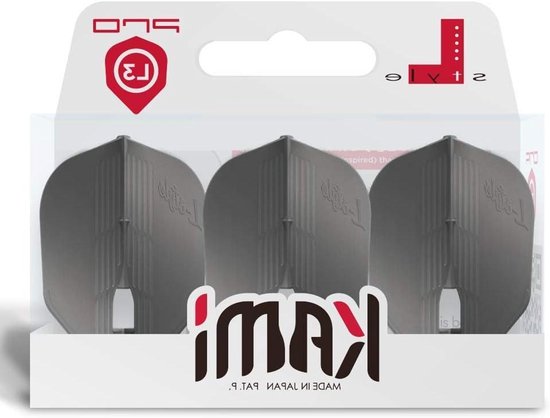 Dart Flights - Vorm Vliegen - Precisie Werpen - Champagne Ring Compatibel - L3 Vorm - Gun Metallic