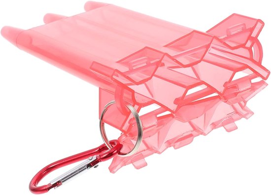 Dart Opbergdoos - Accessoire Houder - Dart Spullen - Scheidingsontwerp - 8.5X15.5CM - Rood