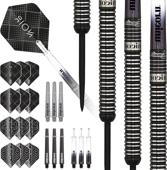 Dart Pijlen Set - Professionele Darts - Precisie Werpen - 90% Tungsten - 25 gram - Multicolor van Dart