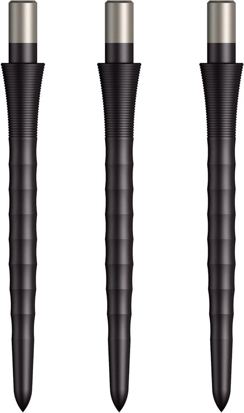 Dart Pijltjes - Reserve Punten - Sport Plezier - Vaste Grip - 28 mm - Zwart