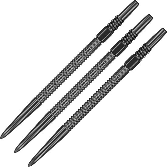 Dart Punten - Reservepunten - Precisie Darts - Versterkte Grip - 45 Stuks - Zwart van Dart