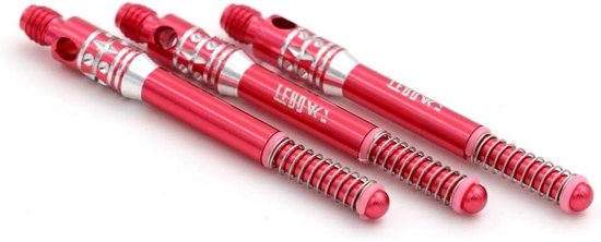 Dart Schachten - Dart Accessoires - Precisie Werpen - Ingebouwde Veer - 322 mm - Rood