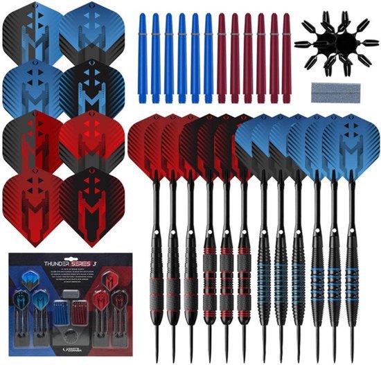 Dart Set Thunder Series 3. 4 Sets Darts 21g, 22g, 23g, 24g