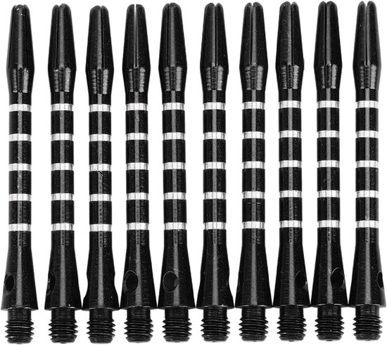 Dart Shafts - Dart Stelen - Darten - Vergrendelingsgat Ontwerp - 53 mm - Zwart