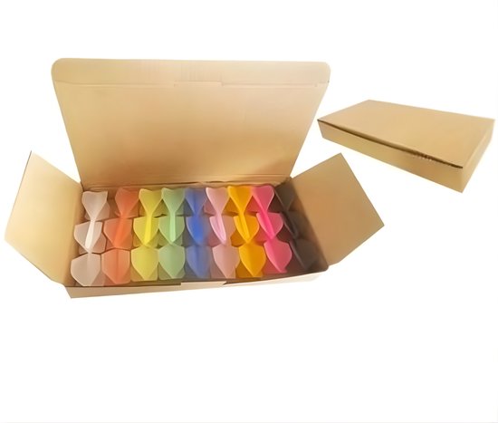 Dart Shafts en Flights Set 27 Stuks – 2BA Geïntegreerde Dart Flights – K Flex Stijl – Duurzame POM Dart Shafts – Dart Accessoires van Merkloos