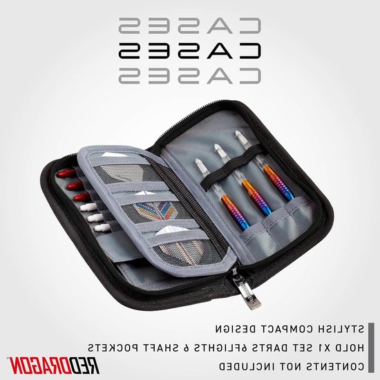 Dart Wallet - Dart Case - Dart Avond - Lichtgewicht Ontwerp - Ruimte voor 3 Sets - Rood