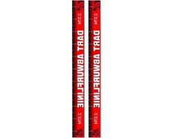 Dart Werp Lijn - Teerlijn Sticker - Spel Opstelling - Krachtige Lijm - 2 Stuks 56x5cm - Zwart