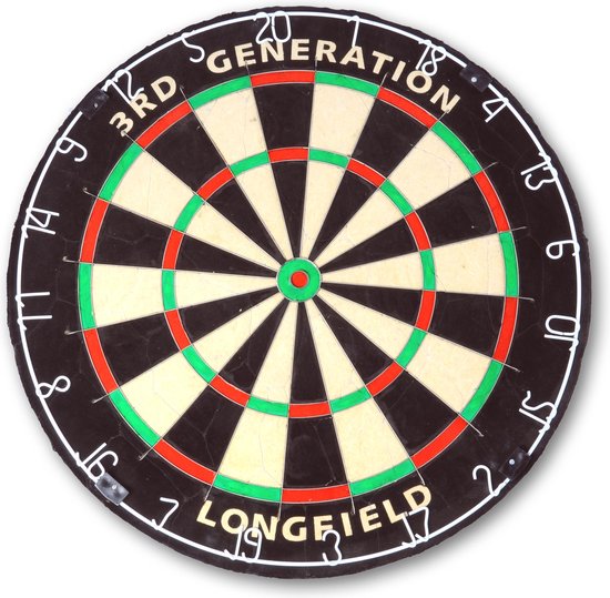 Dartbord 3rd Generation, Afrikaans sisal, staple free van Dart