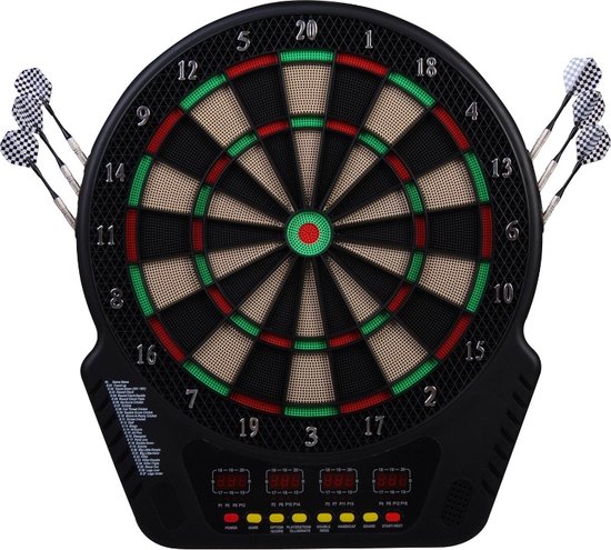Dartbord - Darts - Darten - Speelgoed - Elektronisch dartbord - 44 x 51,5 x 3,2 cm van Dart