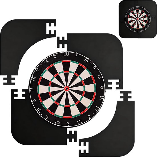 Dartbord Muurbeschermer - Dartbord Surround - Dartbordomlijsting - Dartbordborden - EVA Dartbord Surround-Muurbeschermer