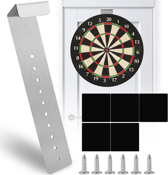 Dartbord Ophangsysteem met Schroefhaken voor Wandmontage van Merkloos