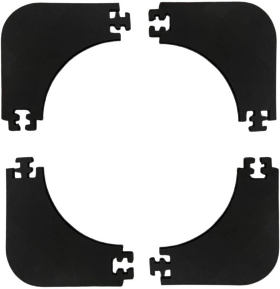 Dartbord Ring,4-delige Splitsbare Ronde Achtergrond,Dartbord Backboard | voor Thuis, Gym, Kelder, Garage, Pauzeruimte