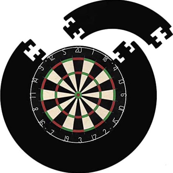 Dartbord surround ring - 740g - standaard zwart van Dart