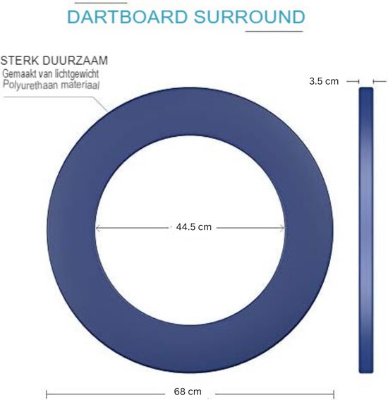 Dartbord surround ring -‎Blauw van Dart