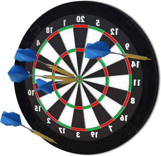 Dartbord Surround Ring R5 - Beschermring Darts - Muurbescherming - Diameter 45 cm - Rond Backboard - Zwart Dartbord van Winmau