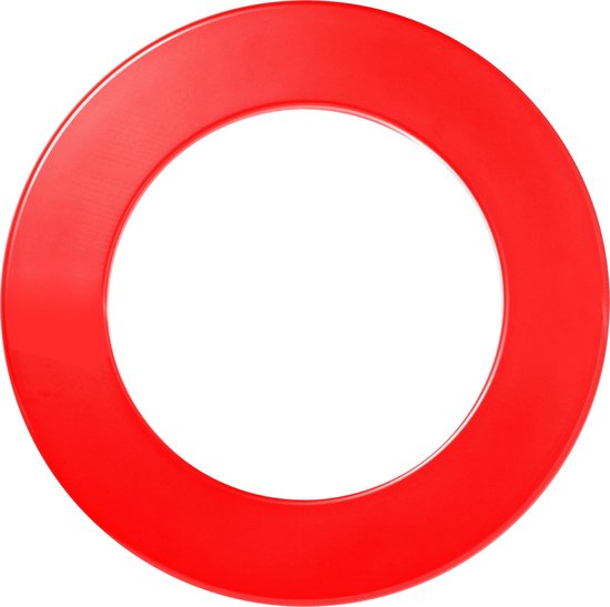 Dartbord Surround Rood – PU Foam Beschermring – 66,5 cm – Geschikt voor Elk Dartbord – Dartsurround – Longfield Darts
