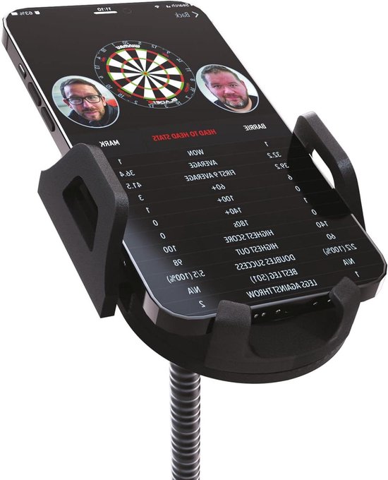 Dartbord telefoonhouder - Flexibele arm - App scoren - Verstelbare houder - N.v.t. - Rood