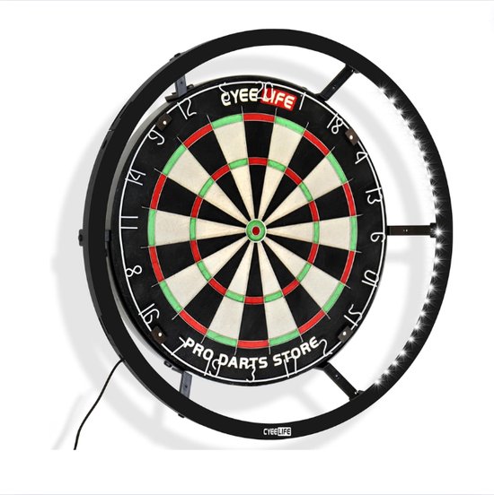 Dartbord Verlichting LED Surround - Dartbord Surround Ring Voor Optimale Verlichting - Dartbord Licht Met Verstelbare Helderheid van Dart