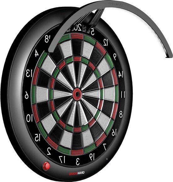 Dartbord Verlichting - Soft Tip Lamp - Darten Verbeteren - Helder Wit Licht - S - Zwart