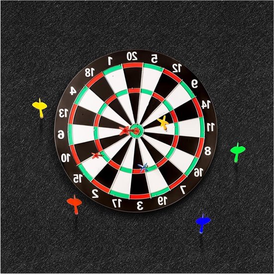 Dartbord Wandbeschermer van Vilt, Zelfklevende Rand voor Dartborden, Bescherming voor Wand en Vilt Tegels, Ideaal voor Dartliefhebbers en Spelers van Merkloos