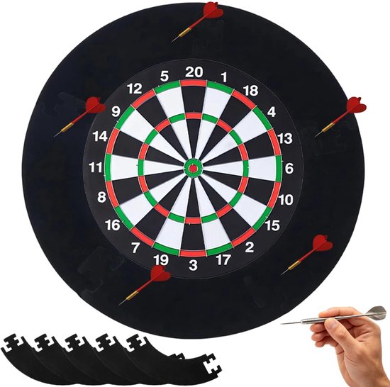 Dartbordbescherming - beschermring voor dartbord - voorkomt schade - eenvoudig in gebruik - ServiceTopper