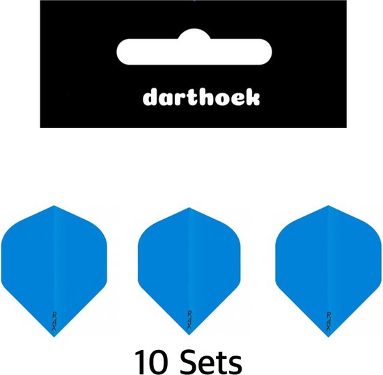 Darthoek| Flights | R4X | Blauw | 10 Sets | (30 stuks) | van Merkloos