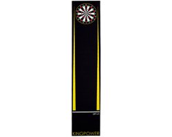 Dartmat Geel Stalen Darts Dartbord Accessoires Dartmat Doelwit Oche Darts Werplijn Beschermer Rubberen Vloer Dartbord 290 x 60 cm Kingpower