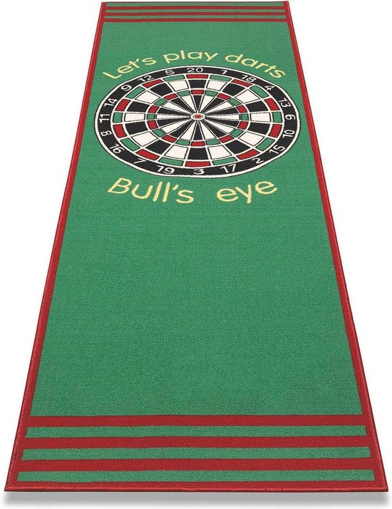 Dartmat Groen -dartkleed - 237 x 79 cm